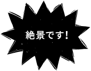 絶景です！