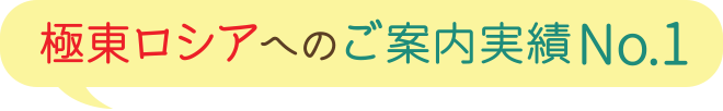 極東ロシアへのご案内実績No.1