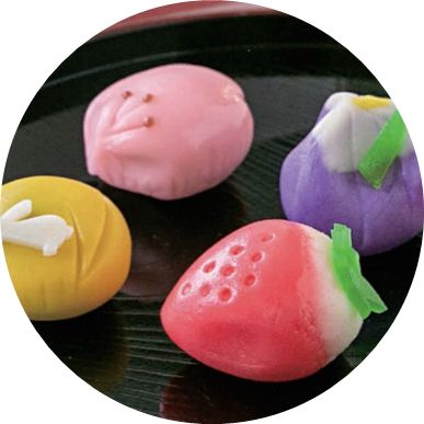 お正月の口取り和菓子　6個入り（イメージ）